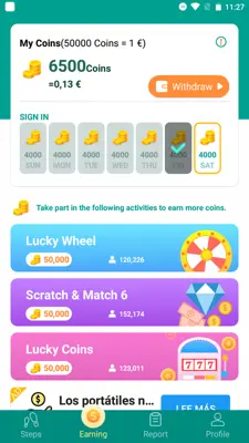 Lucky Step android App screenshot 7